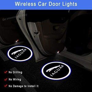 4x PCs Car Logo LED Welcome Light Wireless LED Shadow Projector Car Door Laser K